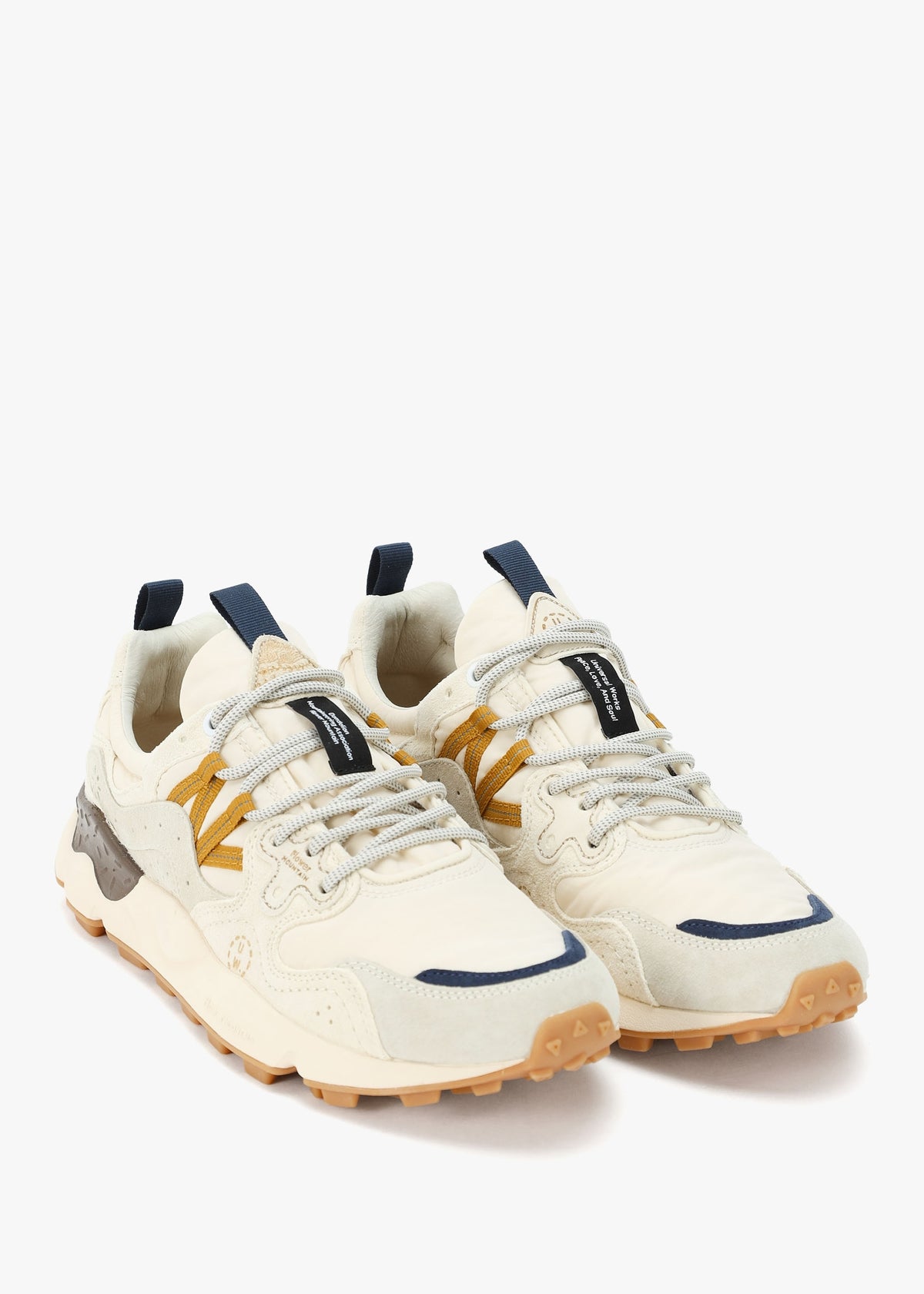 Men’s Yamano 3 Uni U.W. Off White Suede & Nylon Trainers