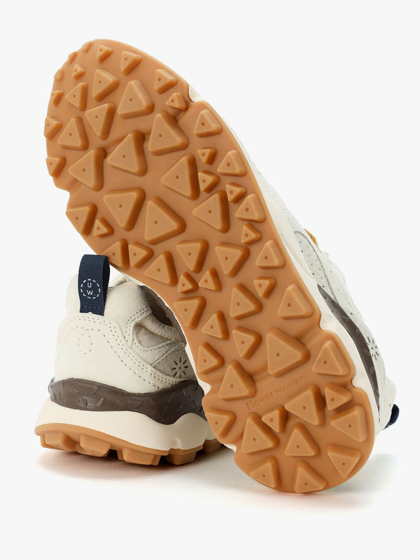 Men’s Yamano 3 Uni U.W. Off White Suede & Nylon Trainers