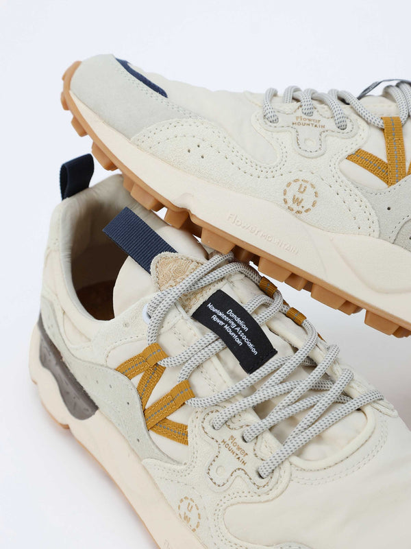 Men’s Yamano 3 Uni U.W. Off White Suede & Nylon Trainers