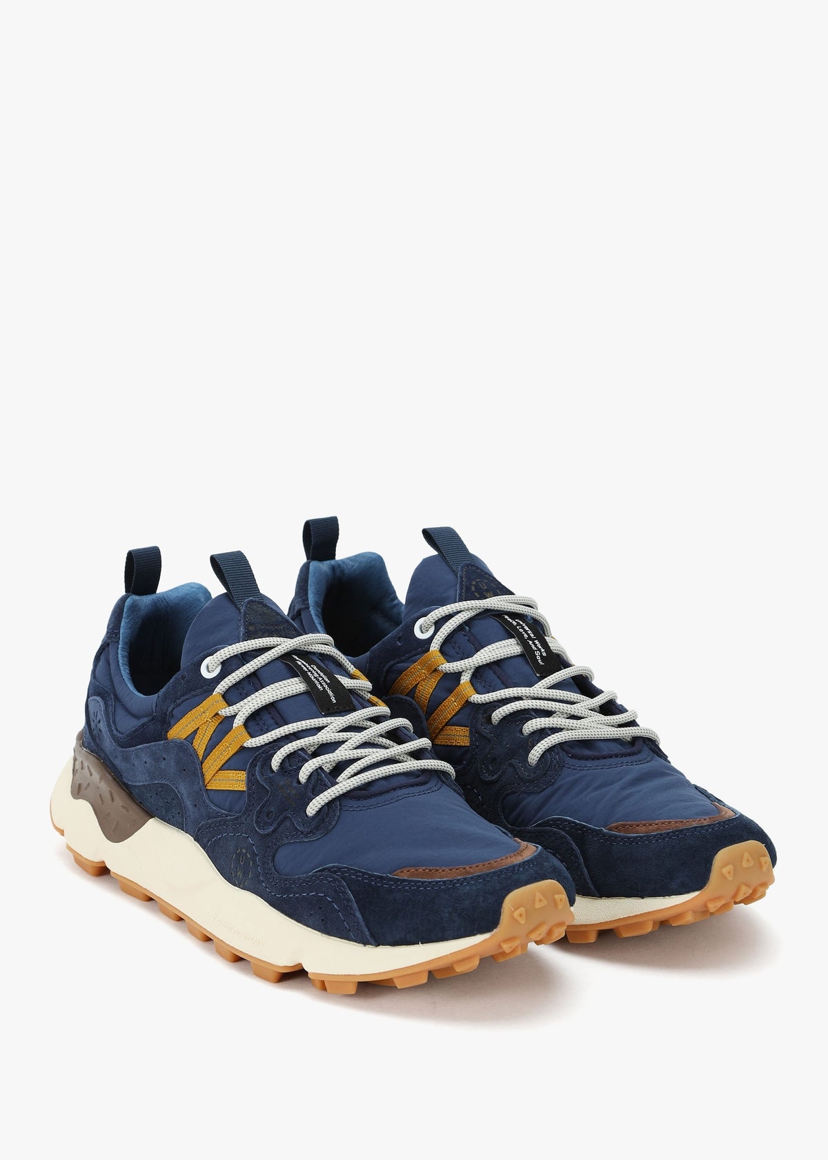 Men’s Yamano 3 Uni U.W. Navy Suede & Nylon Trainers