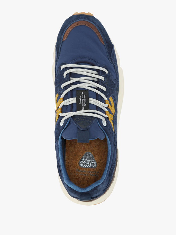 Men’s Yamano 3 Uni U.W. Navy Suede & Nylon Trainers