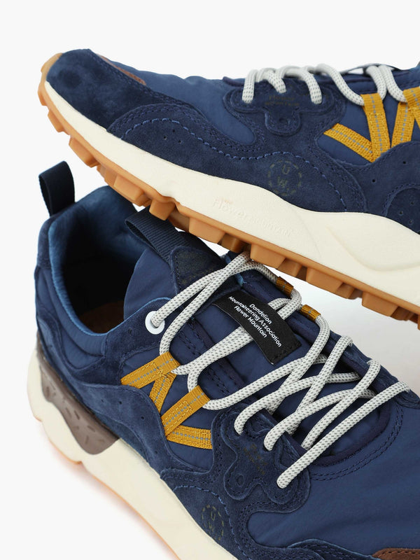 Men’s Yamano 3 Uni U.W. Navy Suede & Nylon Trainers