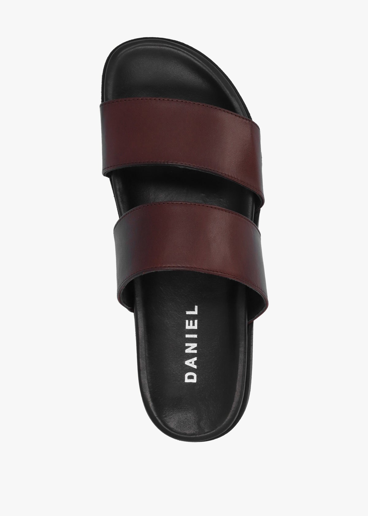 Imogen Brown Leather Two Band Mules