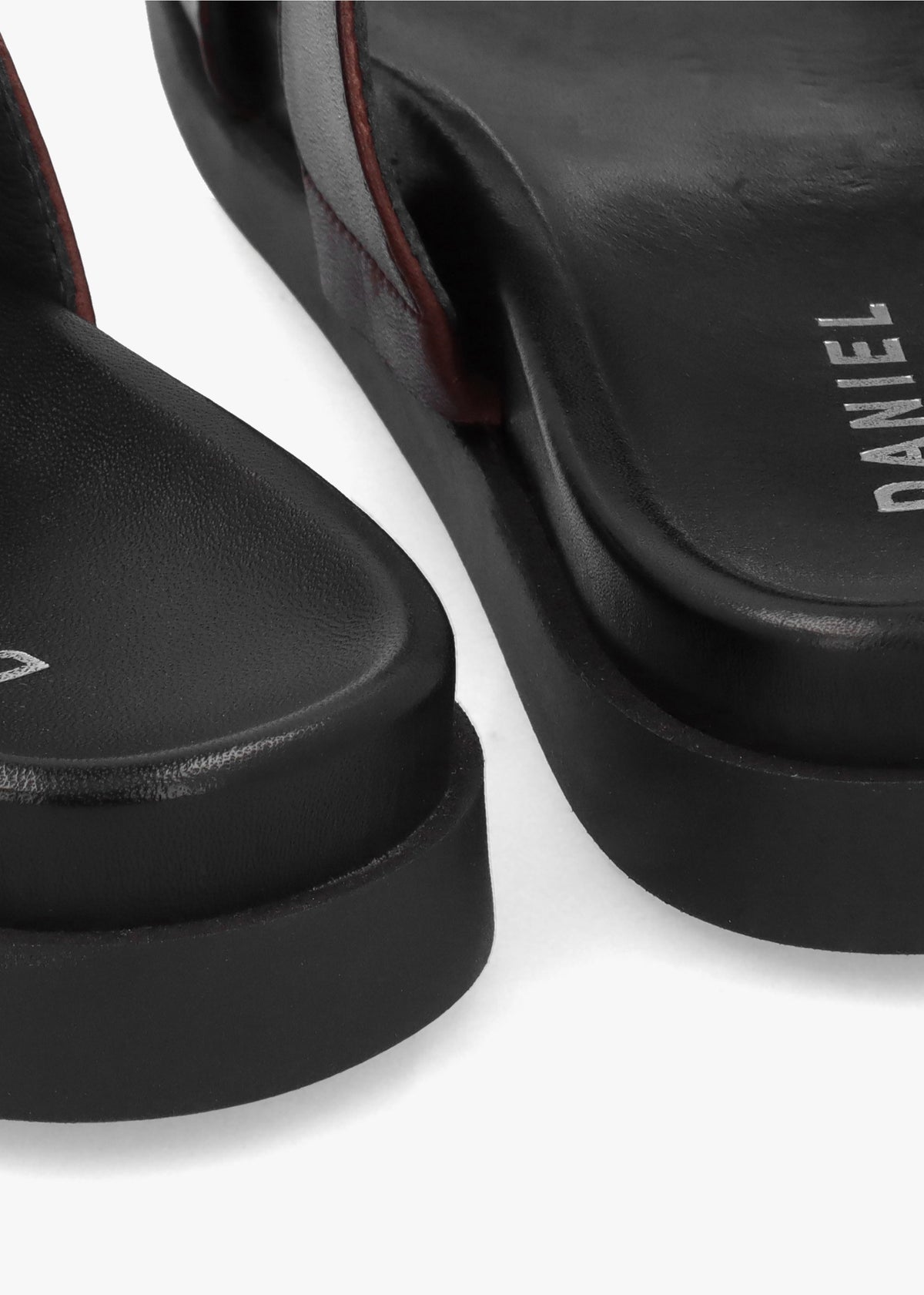 Imogen Brown Leather Two Band Mules