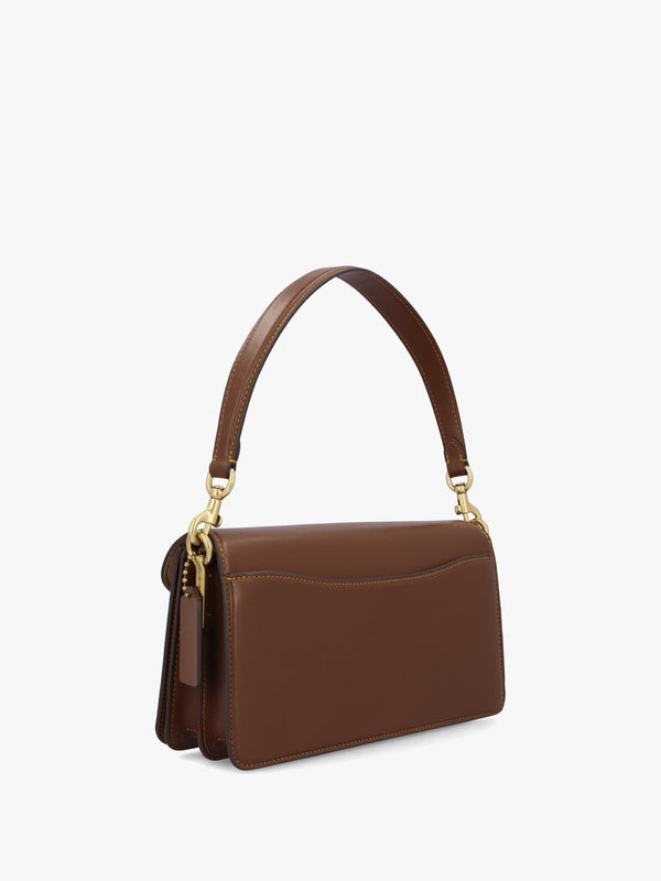 Tabby 26 Signature Coated Canvas Tan Brown Shoulder Bag