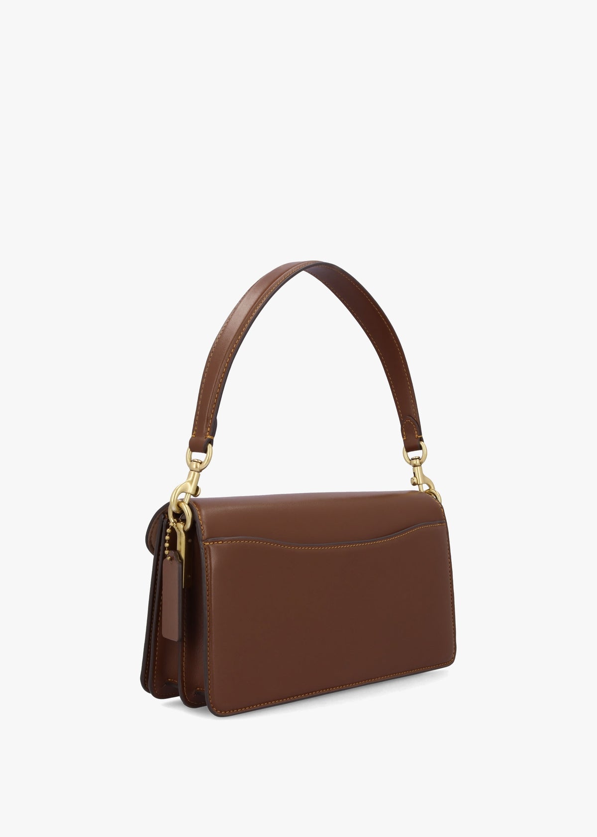 Tabby 26 Signature Coated Canvas Tan Brown Shoulder Bag