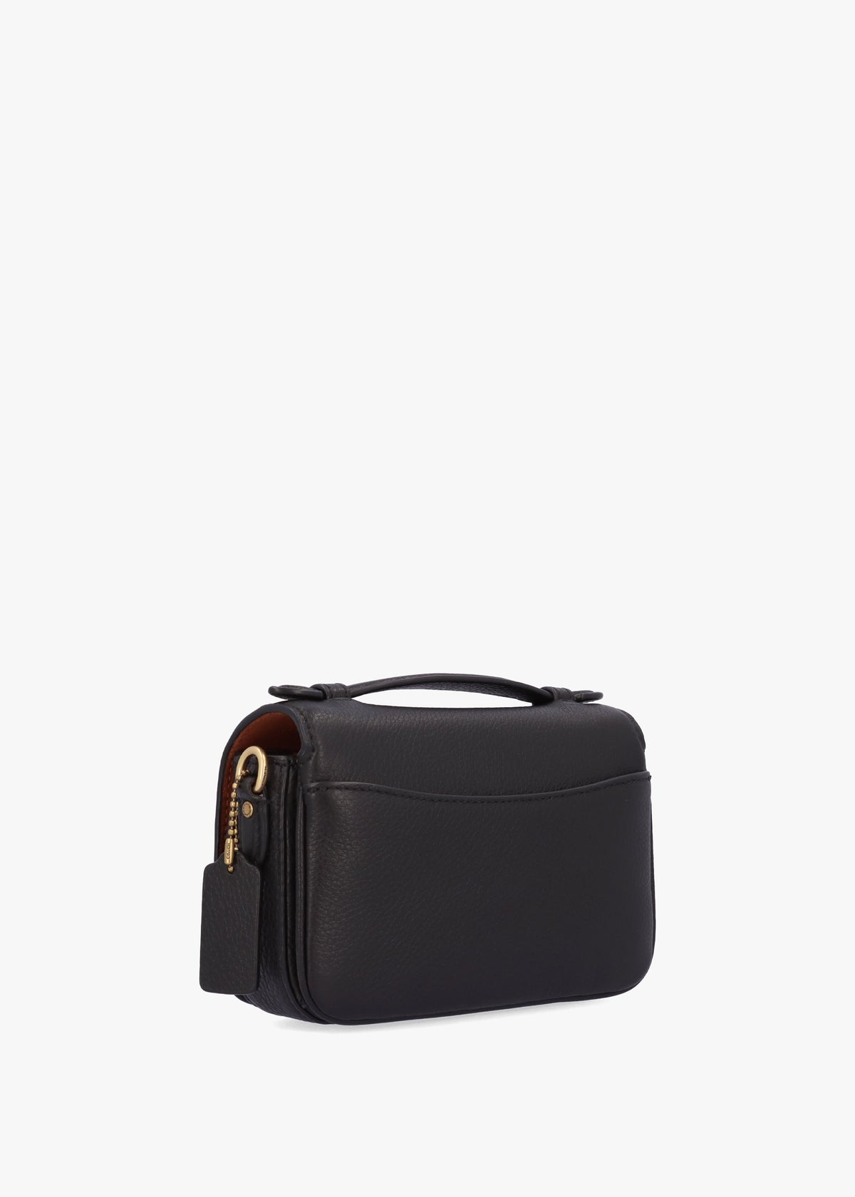 Cassie 17 Black Leather Cross-Body Bag