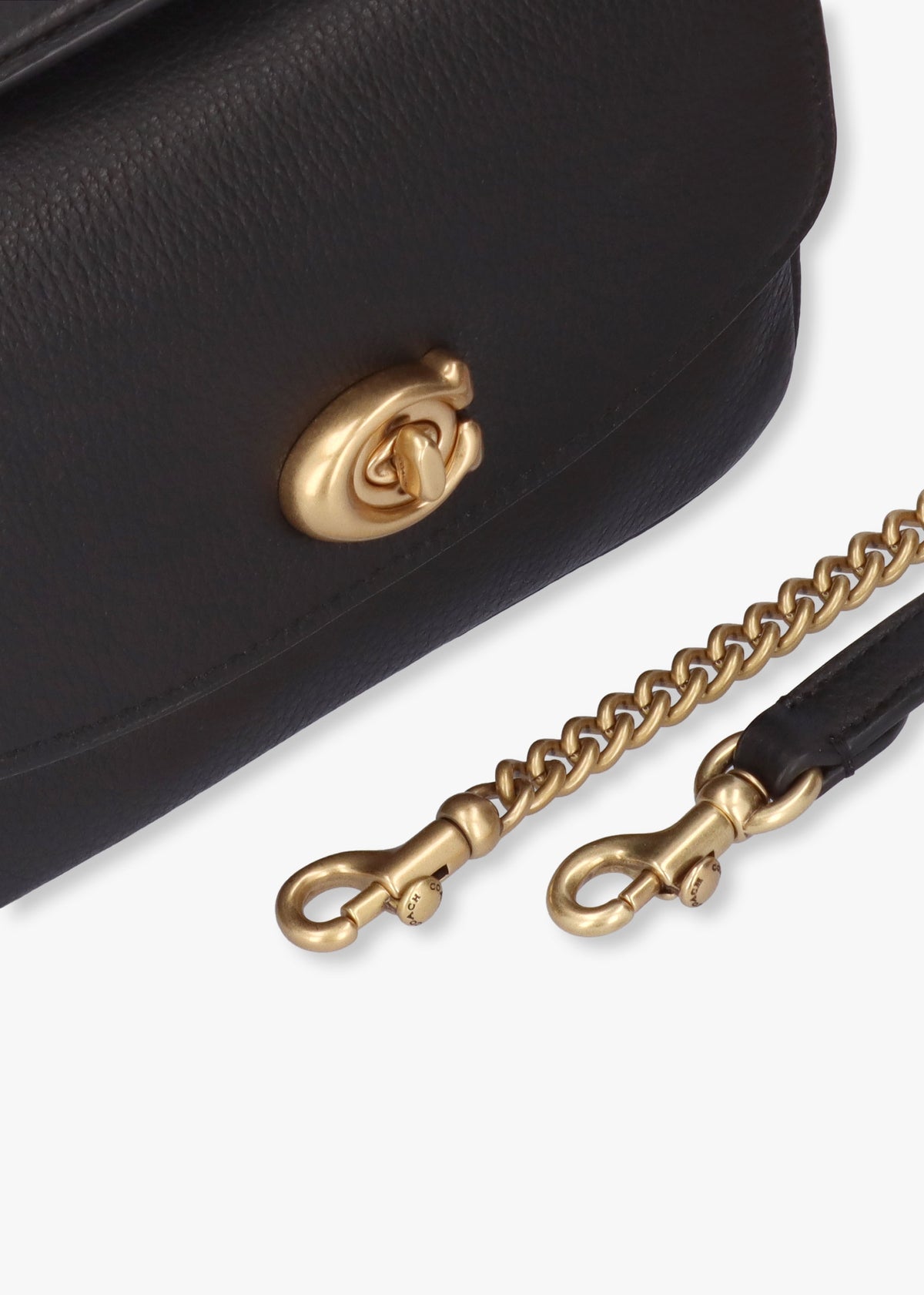 Cassie 17 Black Leather Cross-Body Bag