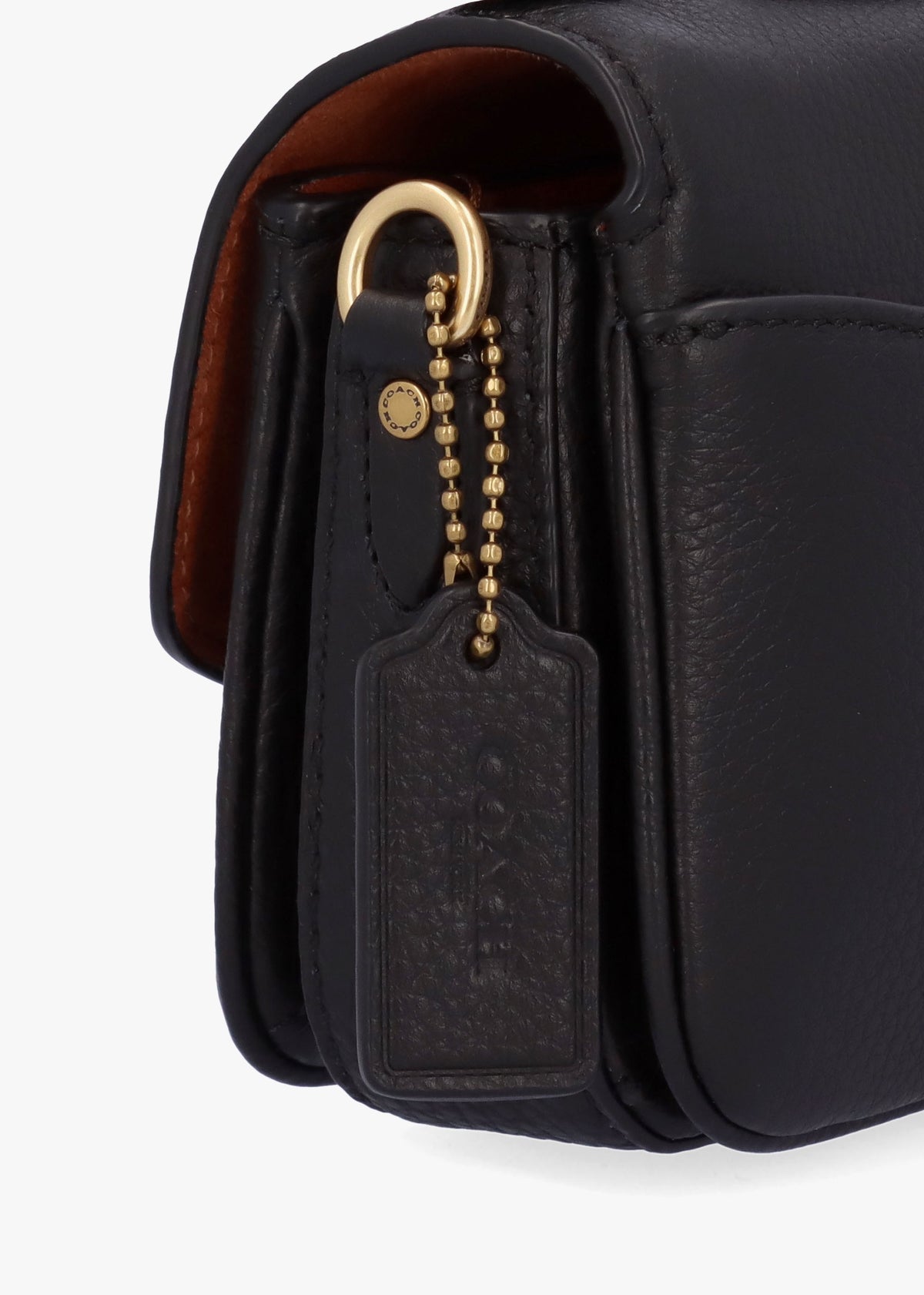 Cassie 17 Black Leather Cross-Body Bag