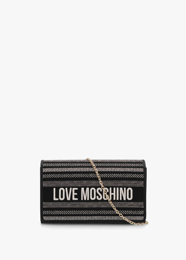 Flower Nero Shoulder Bag