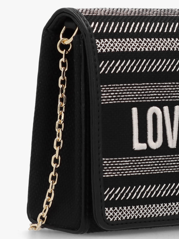Flower Nero Shoulder Bag