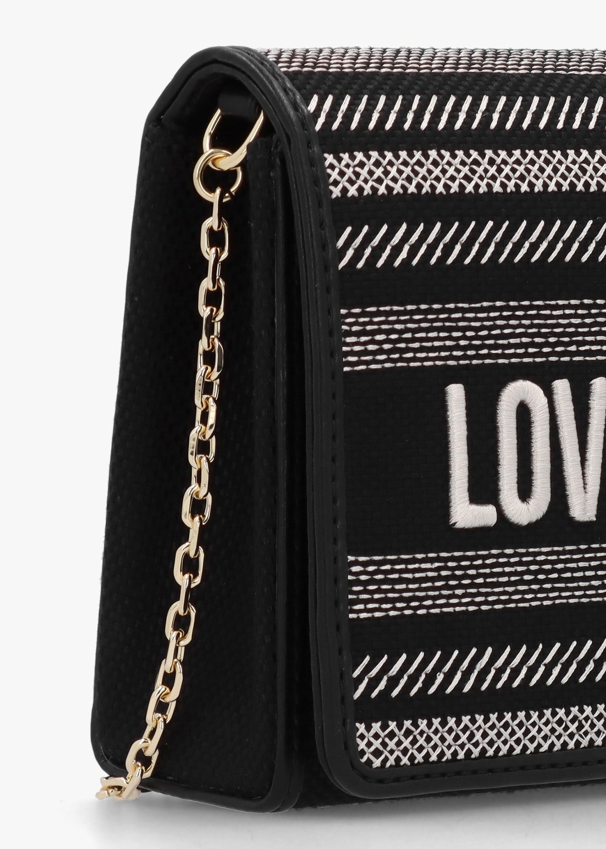 Flower Nero Shoulder Bag