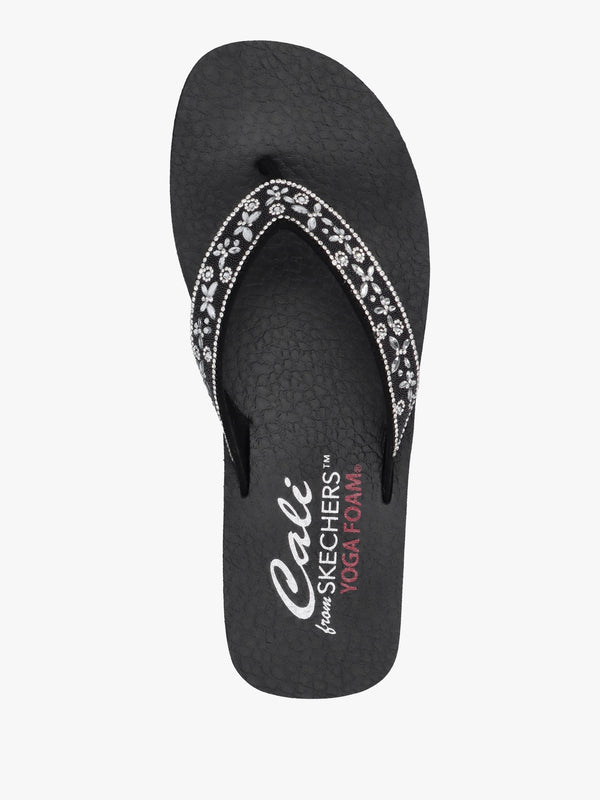 Women’s Vinyasa Butterfly Kiss Black Flip Flops