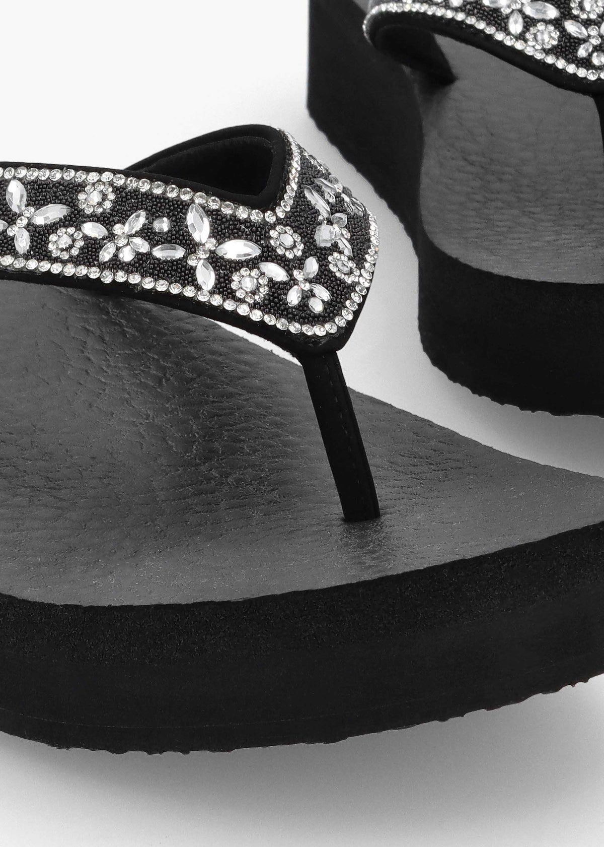 Women’s Vinyasa Butterfly Kiss Black Flip Flops