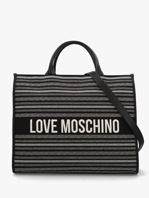 Flower Nero Tote Bag