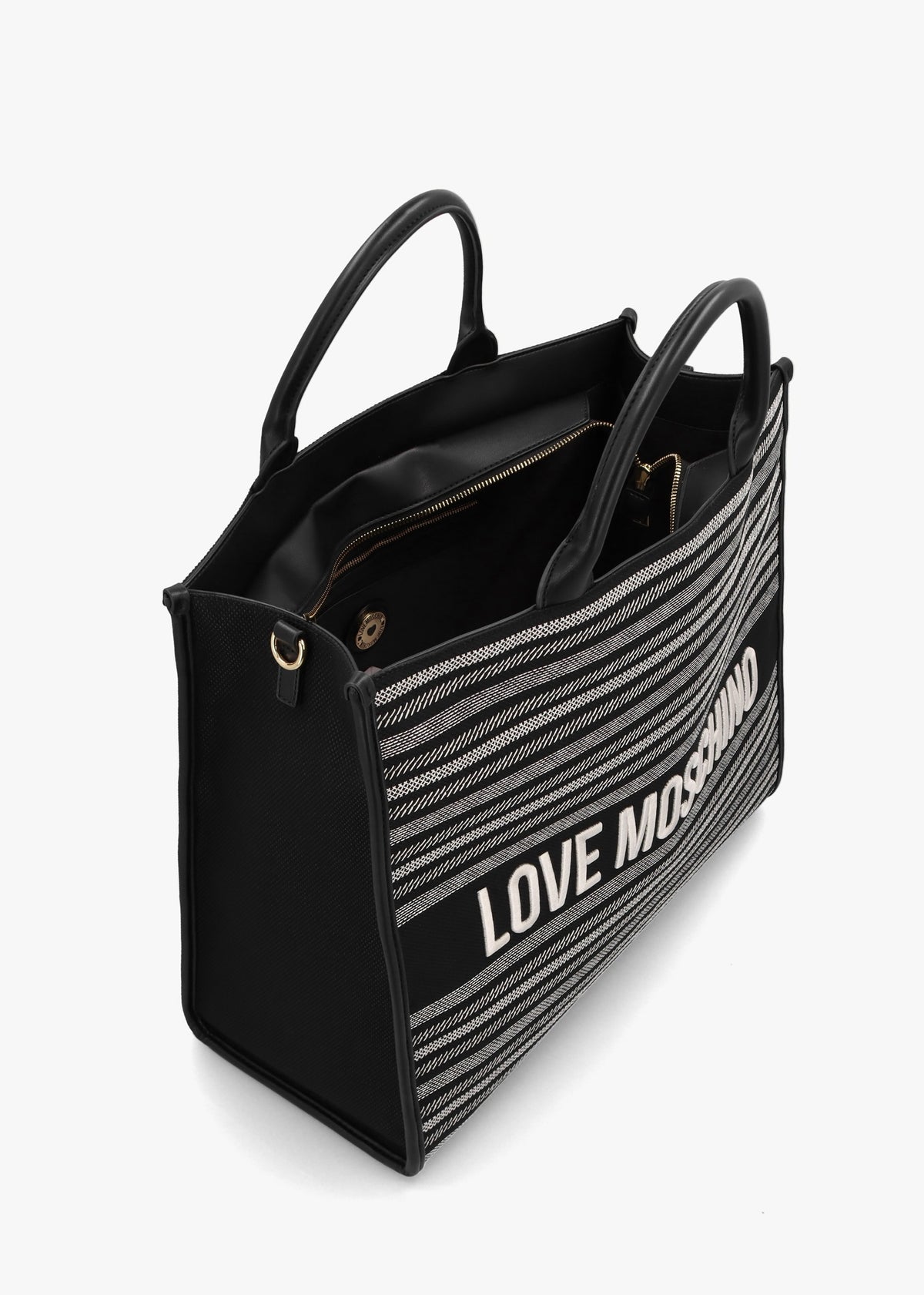 Flower Nero Tote Bag