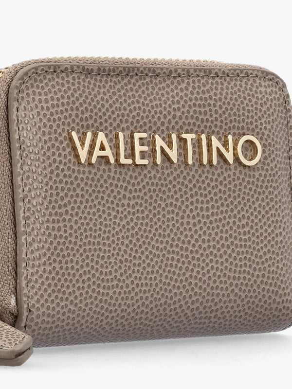 Divina Taupe Pebbled Coin Purse