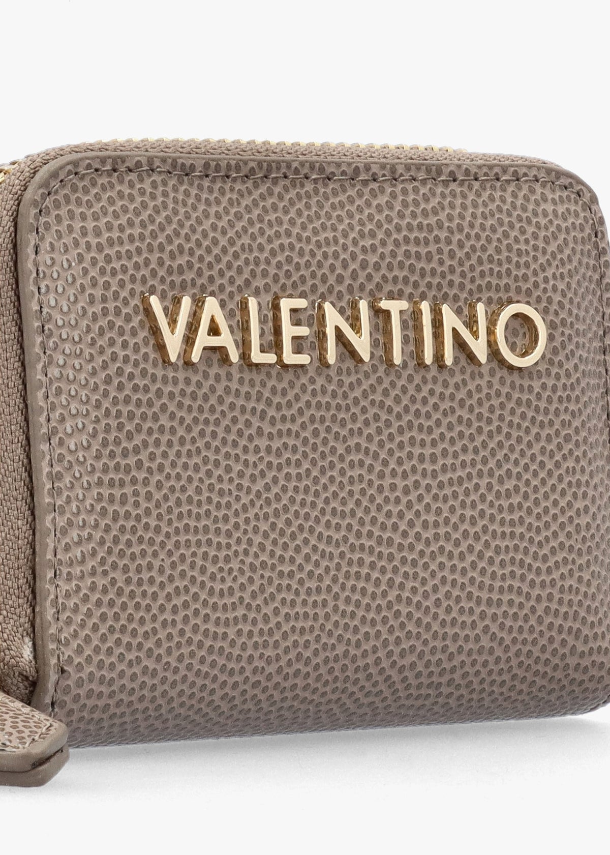 Divina Taupe Pebbled Coin Purse