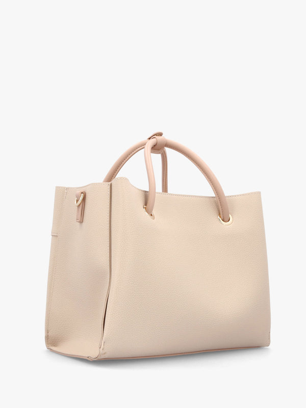 Alexia Ecru Logo Strap Tote Bag