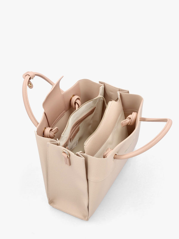 Alexia Ecru Logo Strap Tote Bag