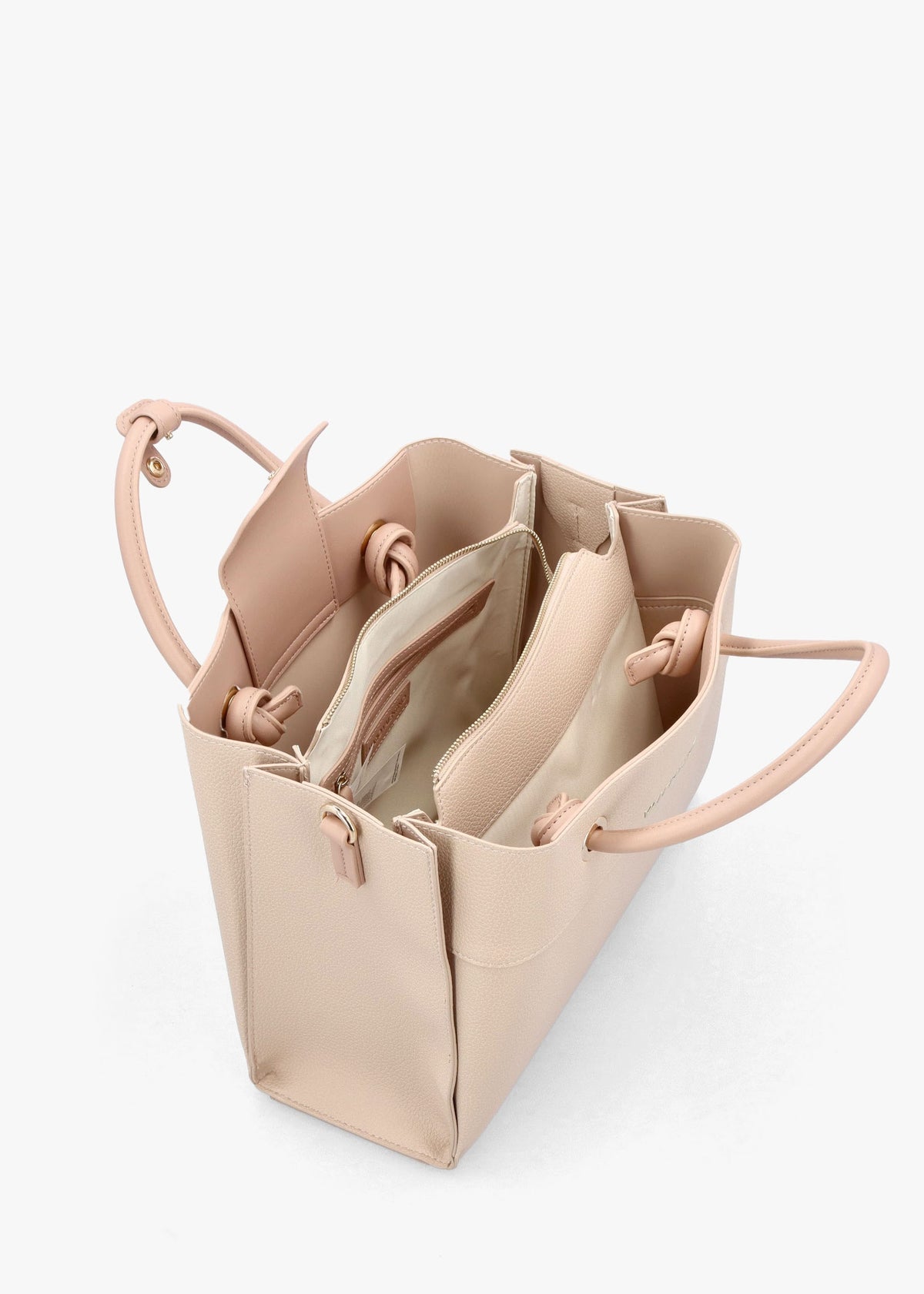 Alexia Ecru Logo Strap Tote Bag