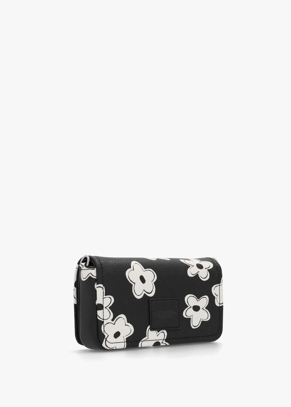 The Daisy Mini Black White Leather Cross-Body Bag