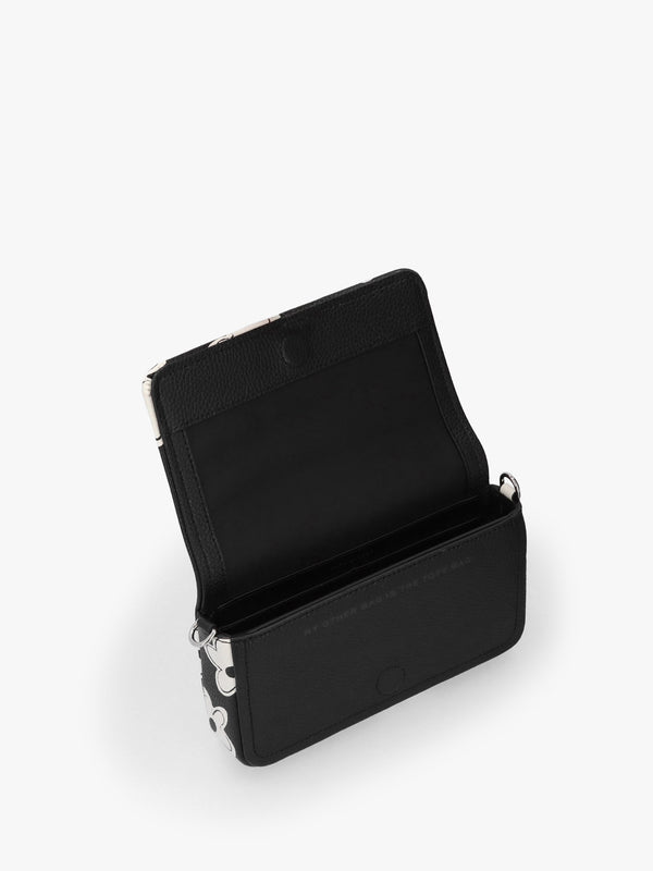 The Daisy Mini Black White Leather Cross-Body Bag