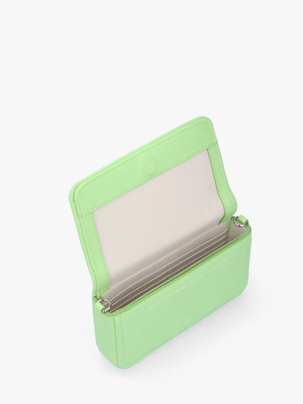The Leather Mini Peppermint Cross-Body Bag