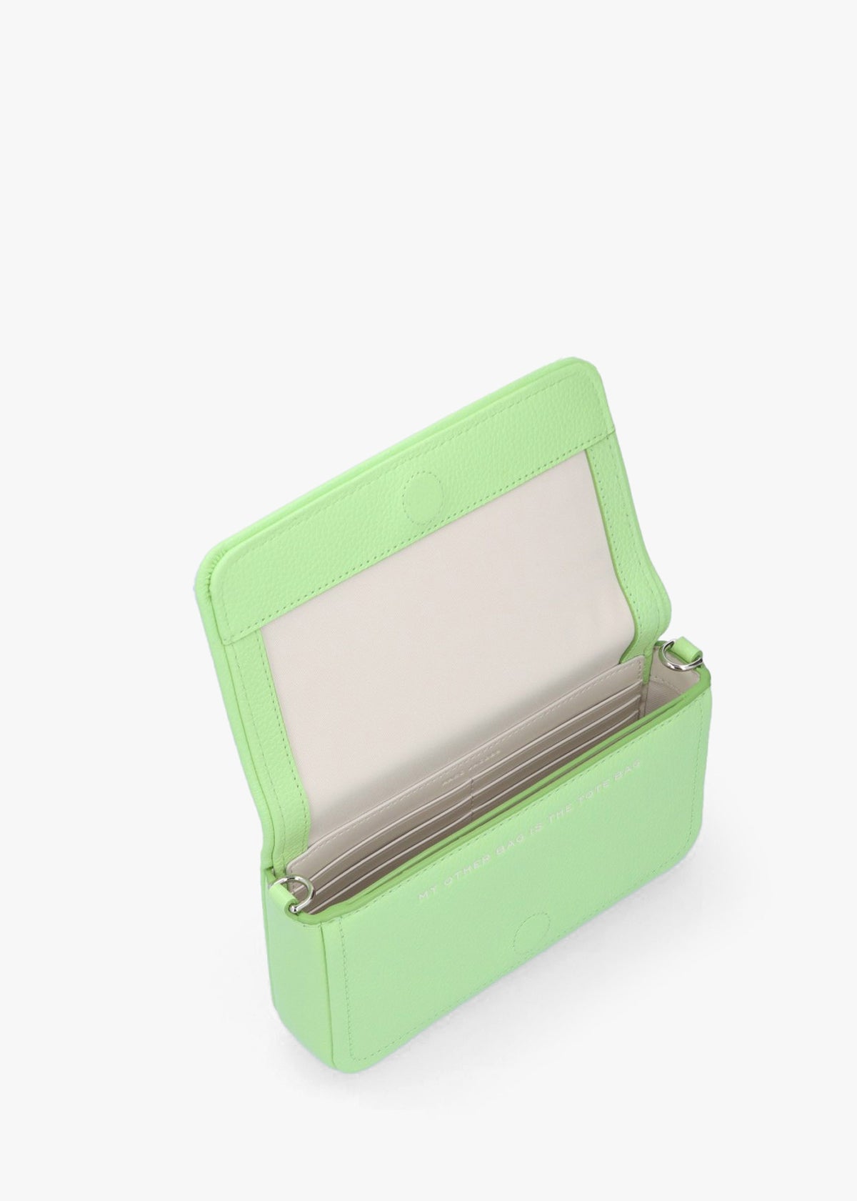 The Leather Mini Peppermint Cross-Body Bag