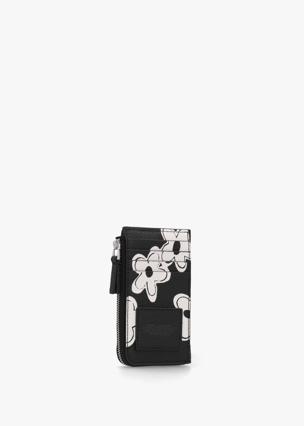 The Daisy Top Zip Multi Black White Wallet