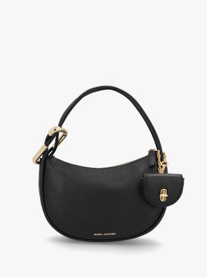 The Dual Black Leather Hobo Bag