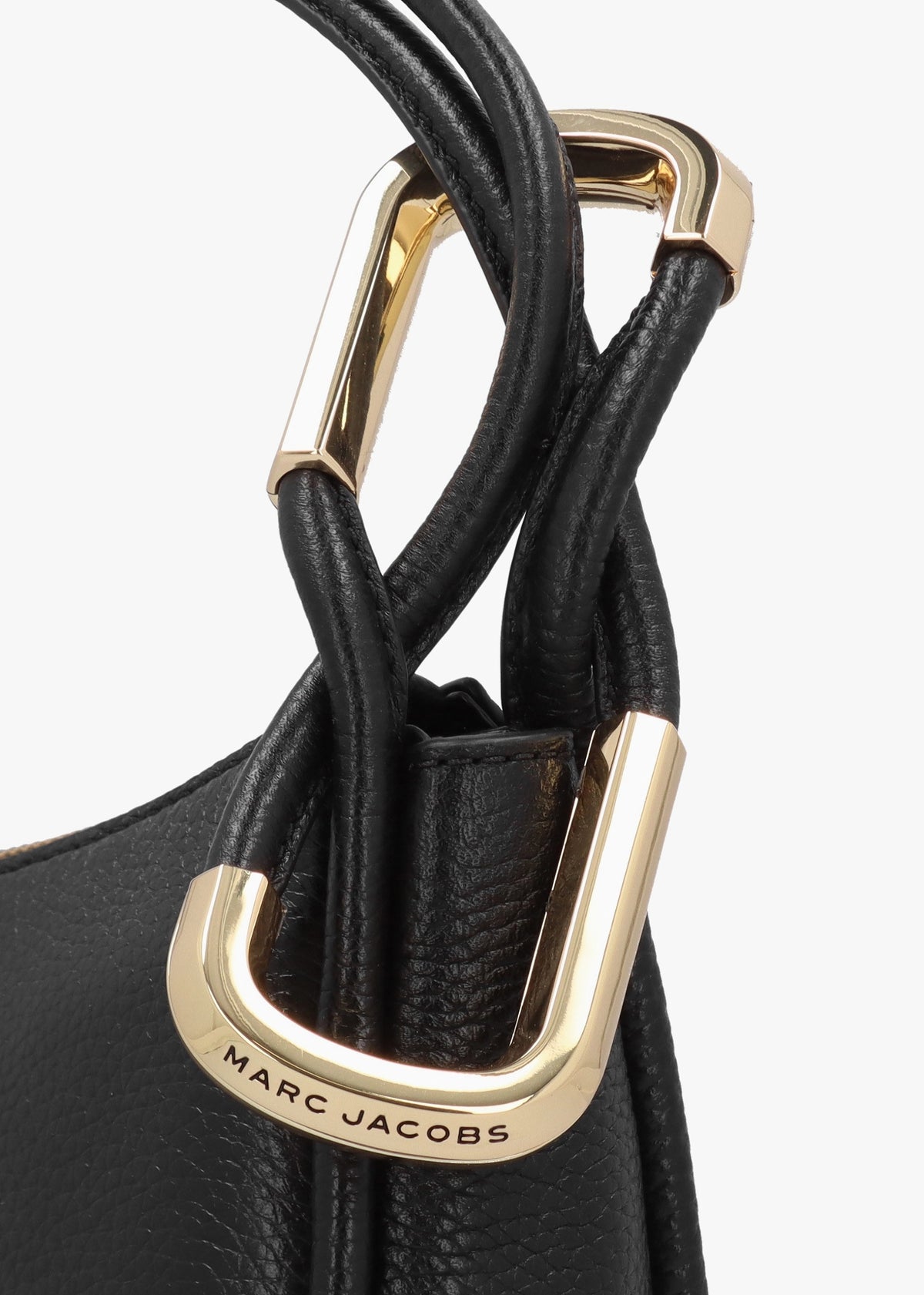 The Dual Black Leather Hobo Bag