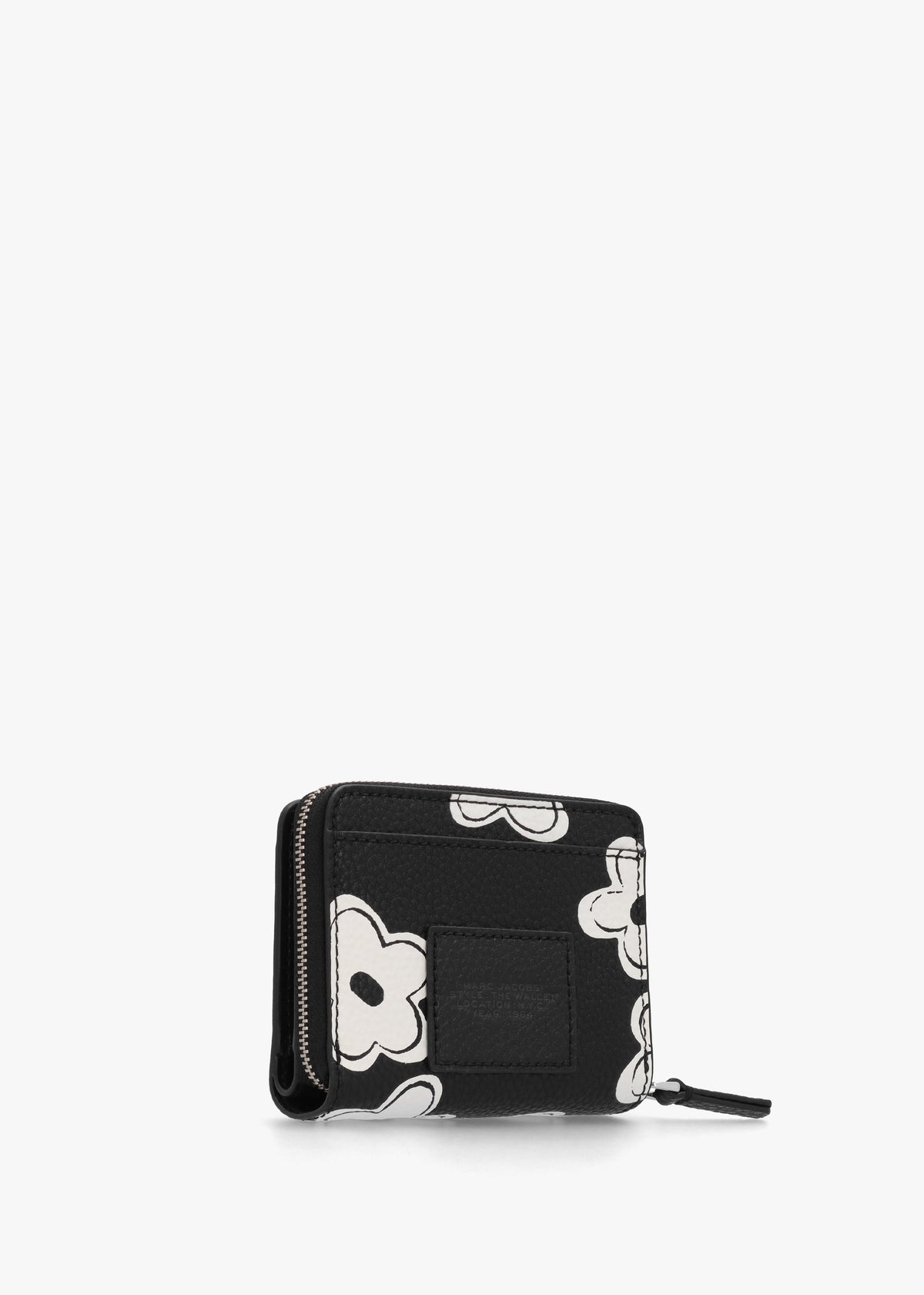 The Daisy Mini Black White Compact Wallet