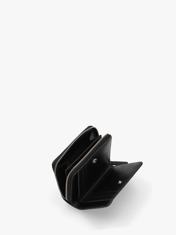 The Daisy Mini Black White Compact Wallet