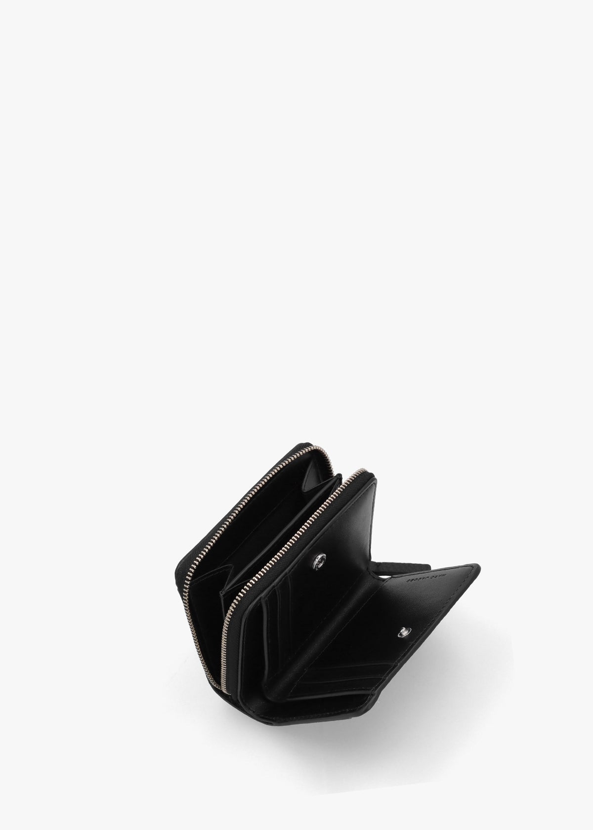 The Daisy Mini Black White Compact Wallet