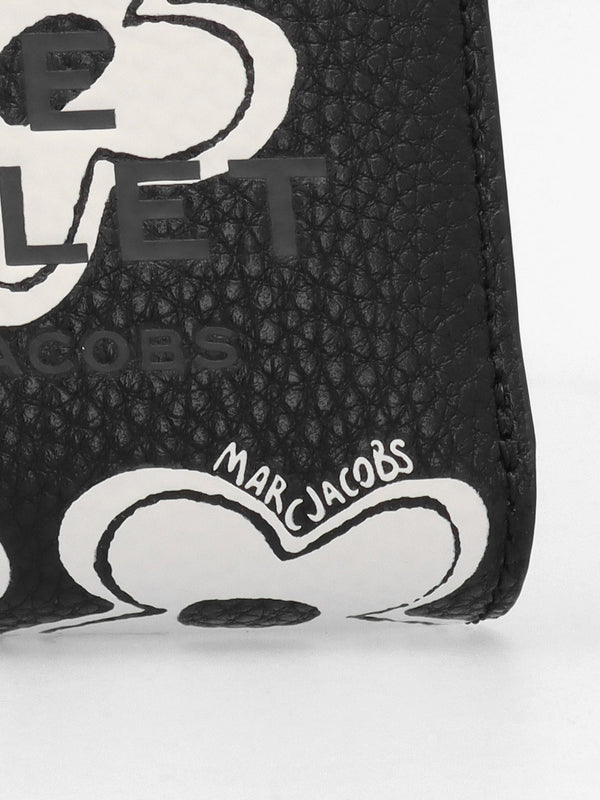 The Daisy Mini Black White Compact Wallet
