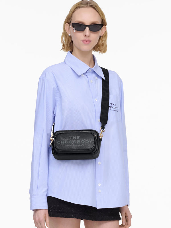 Black Leather The Crossbody Bag