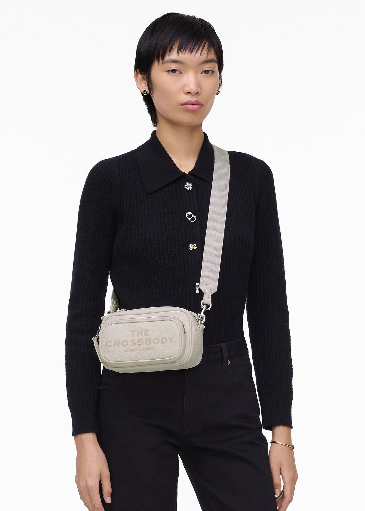 Cotton Leather The Crossbody Bag