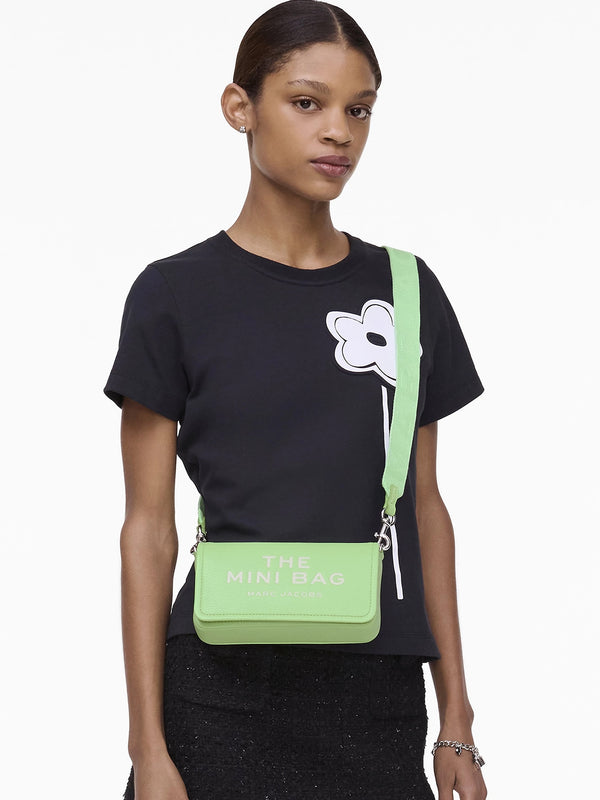The Leather Mini Peppermint Cross-Body Bag