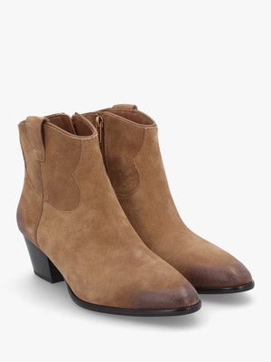 Fame II Land Suede Western Ankle Boots