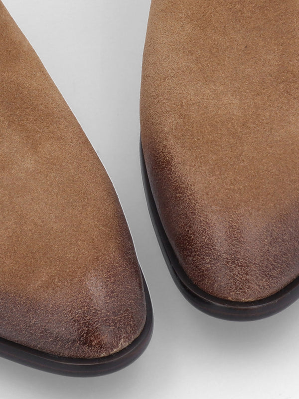 Fame II Land Suede Western Ankle Boots