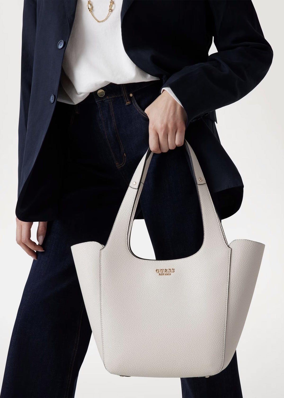 Helina Bone Tote Bag