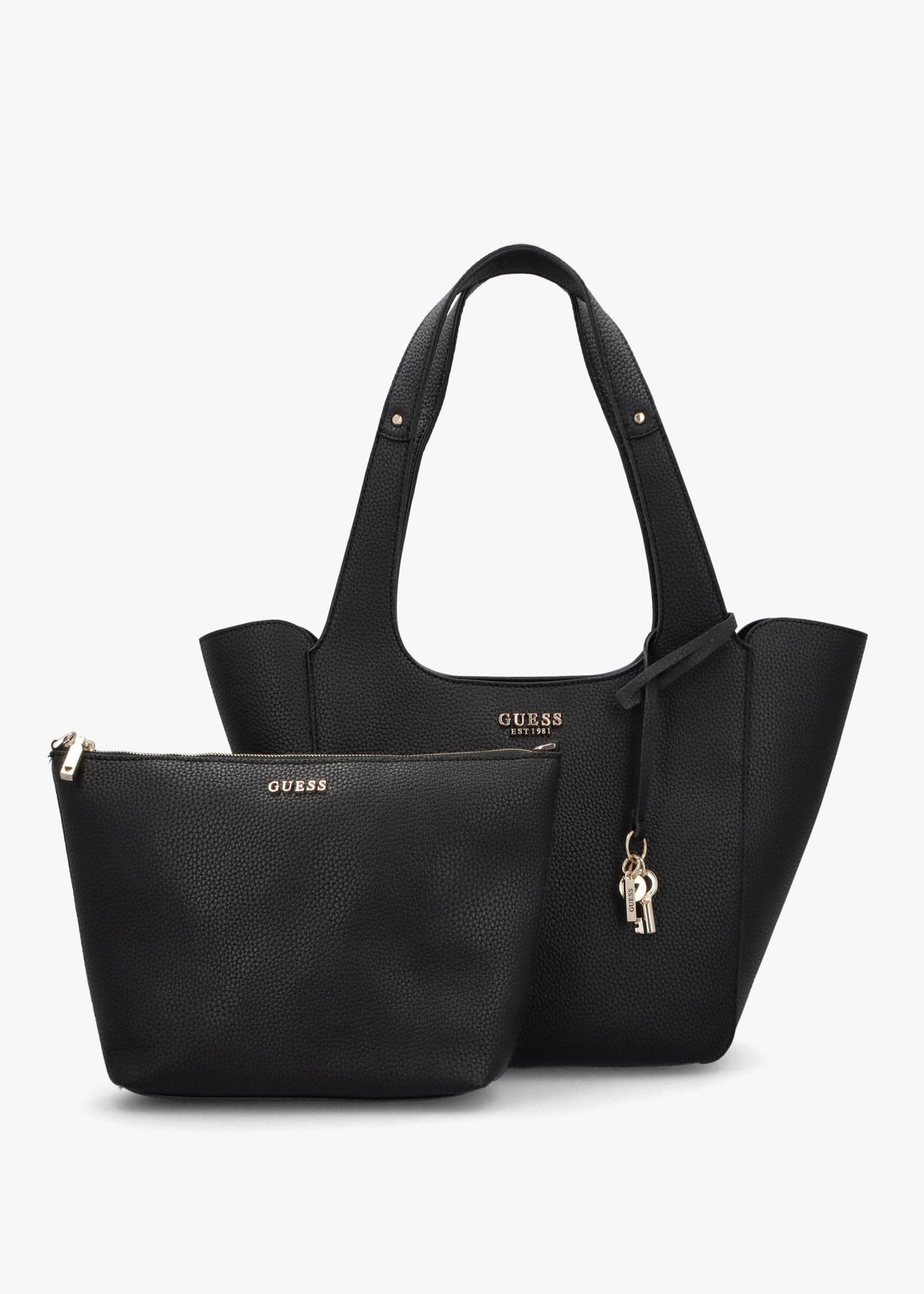 Helina Black Tote Bag