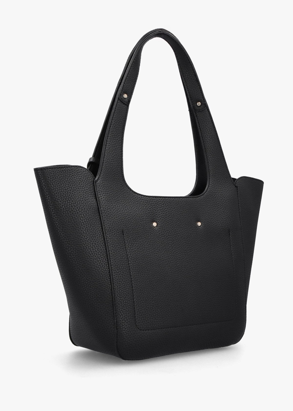 Helina Black Tote Bag