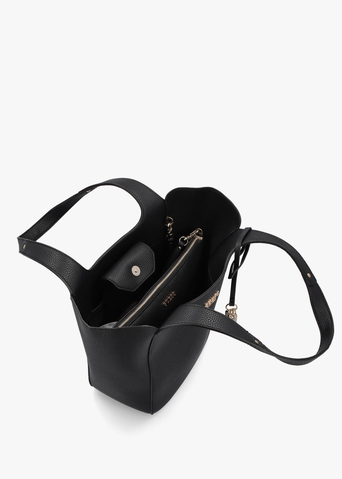 Helina Black Tote Bag