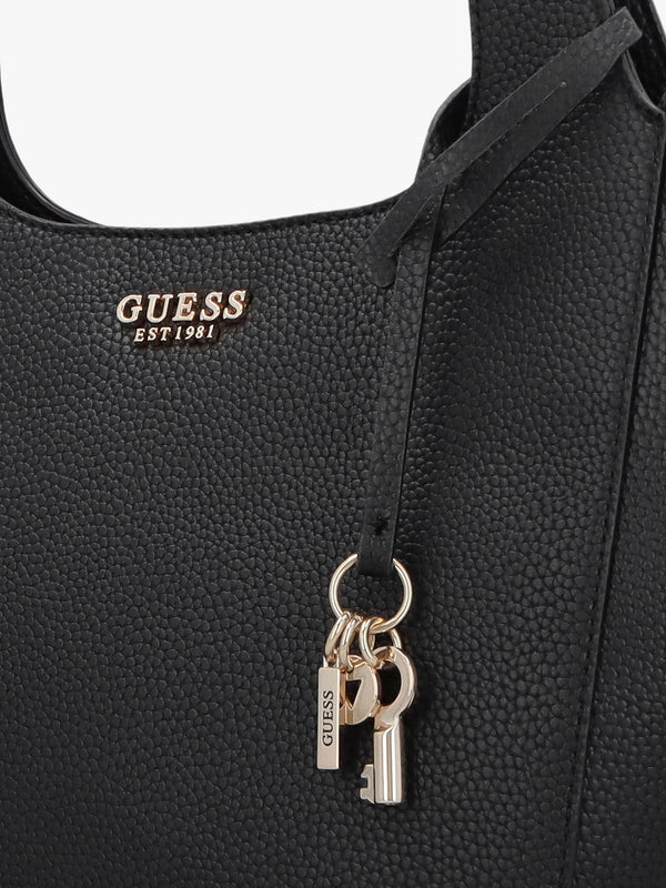 Helina Black Tote Bag
