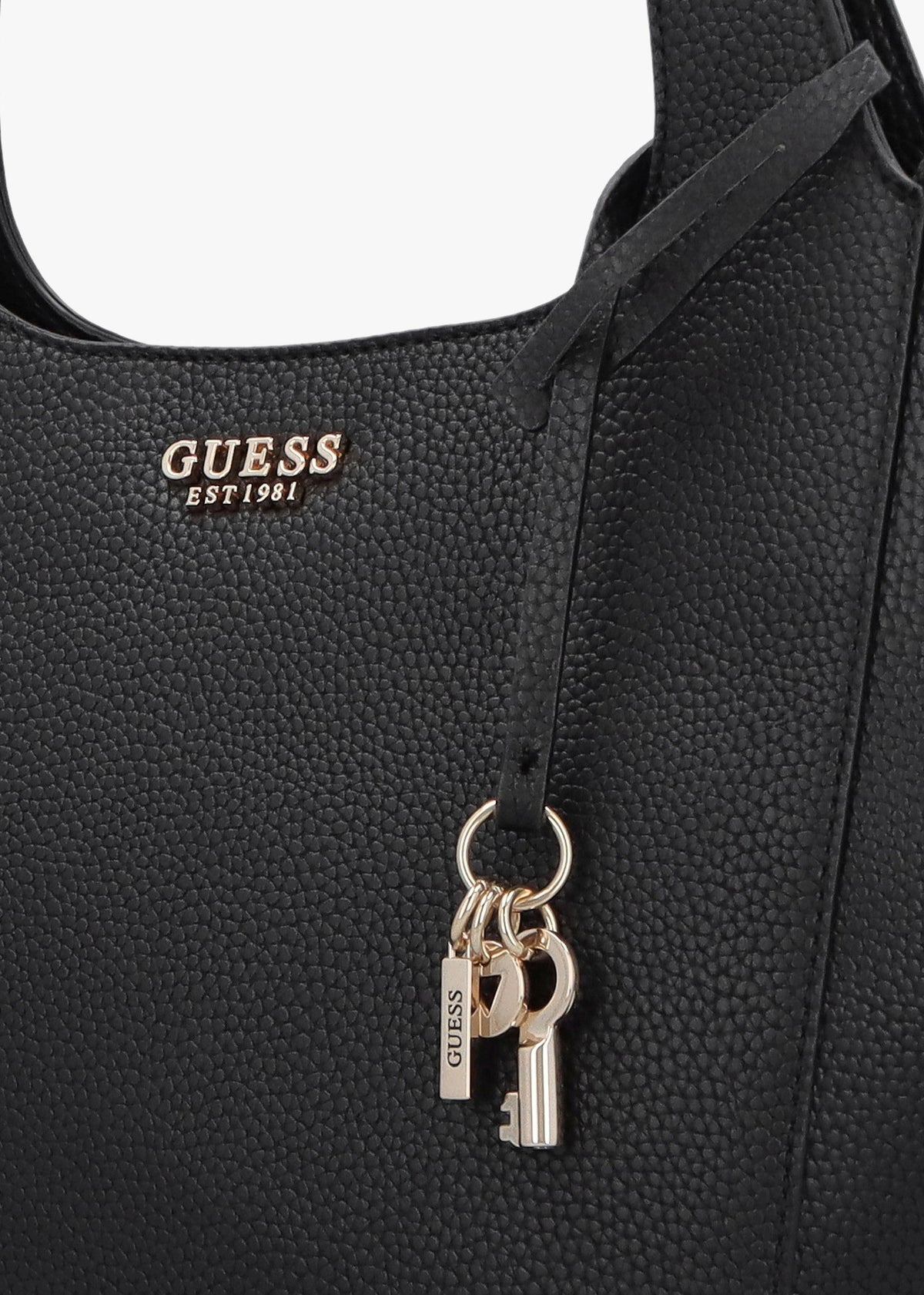 Helina Black Tote Bag