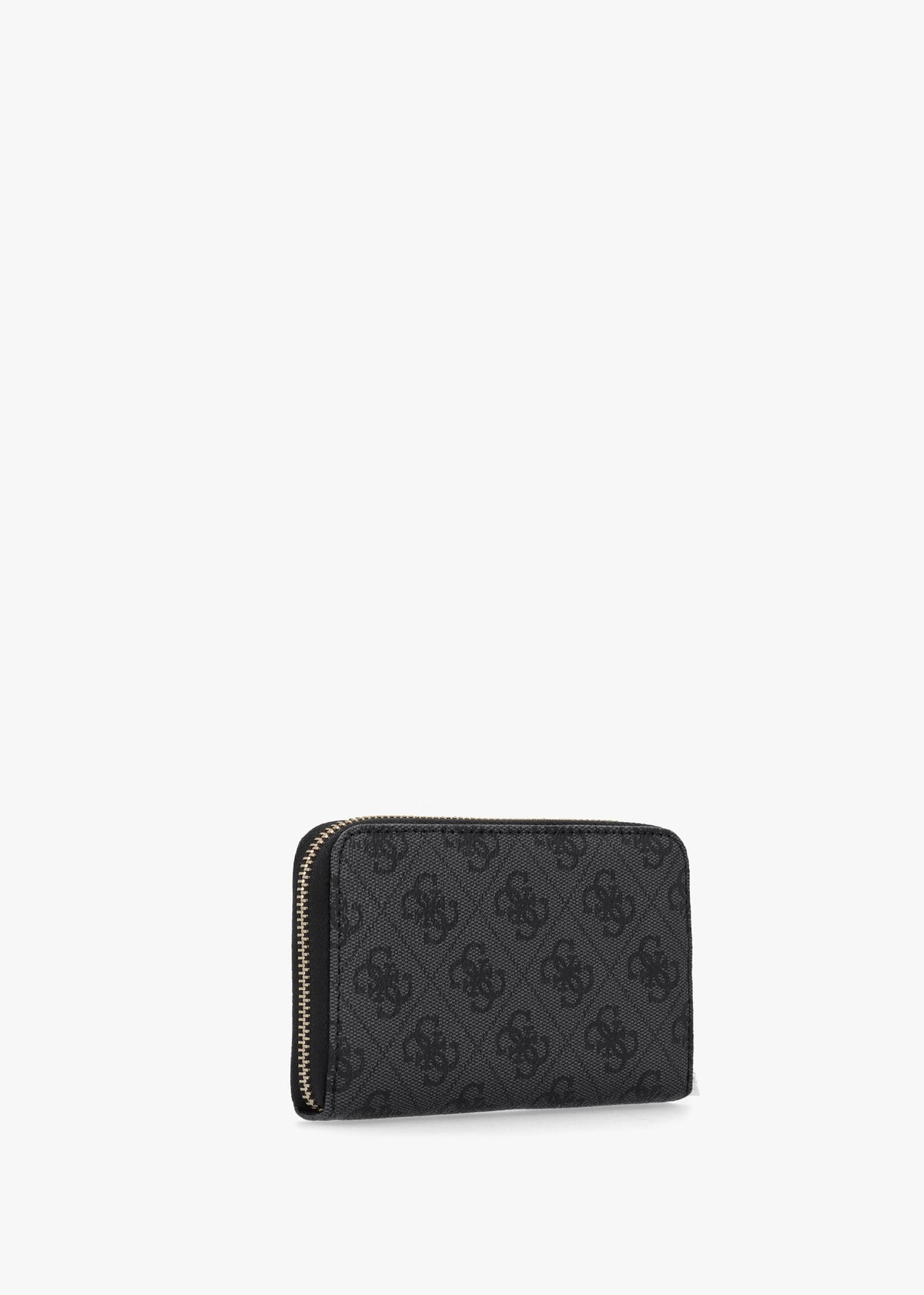 Zamira Medium Coal Logo Zip Around Wallet