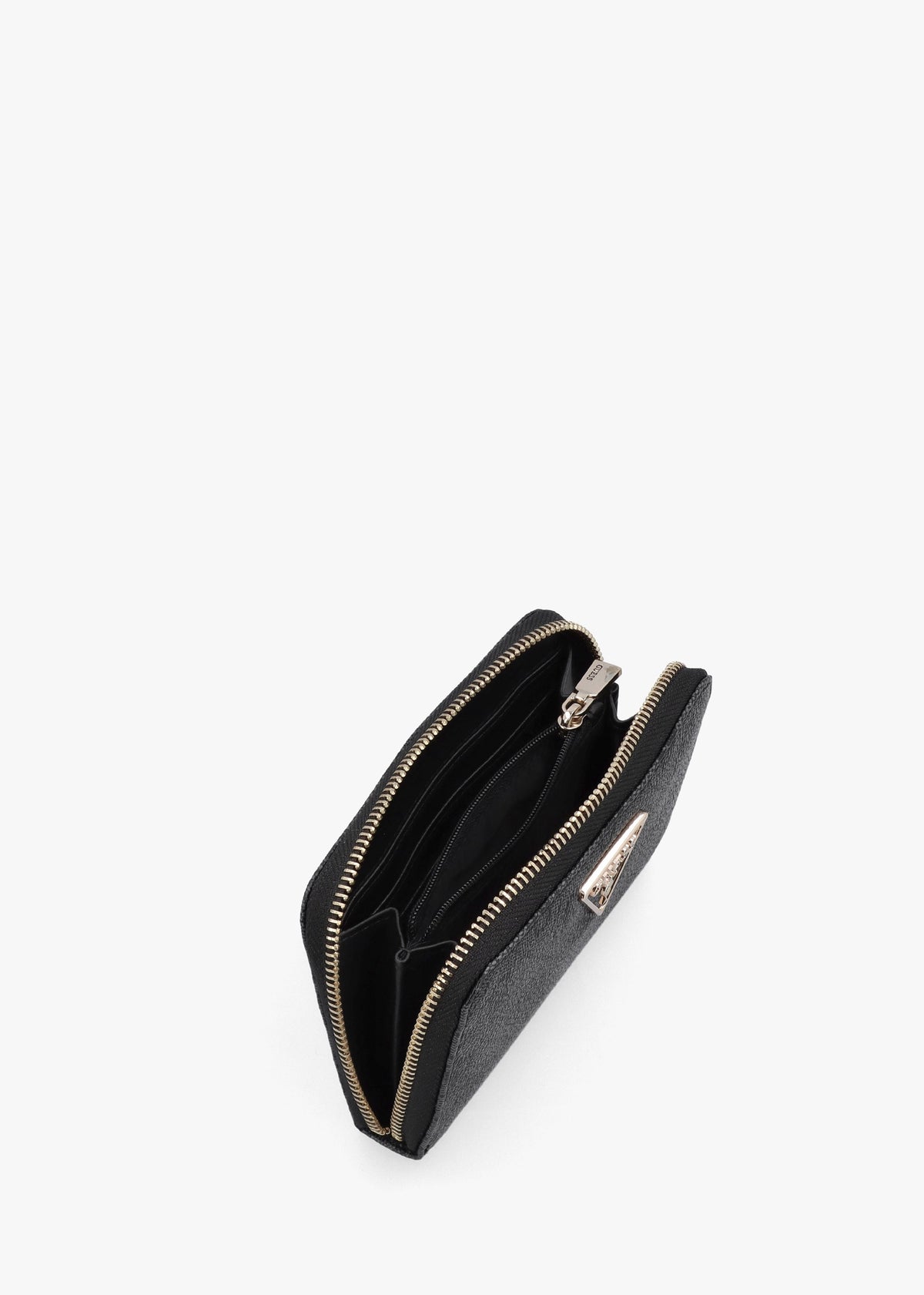 Zamira Medium Coal Logo Zip Around Wallet