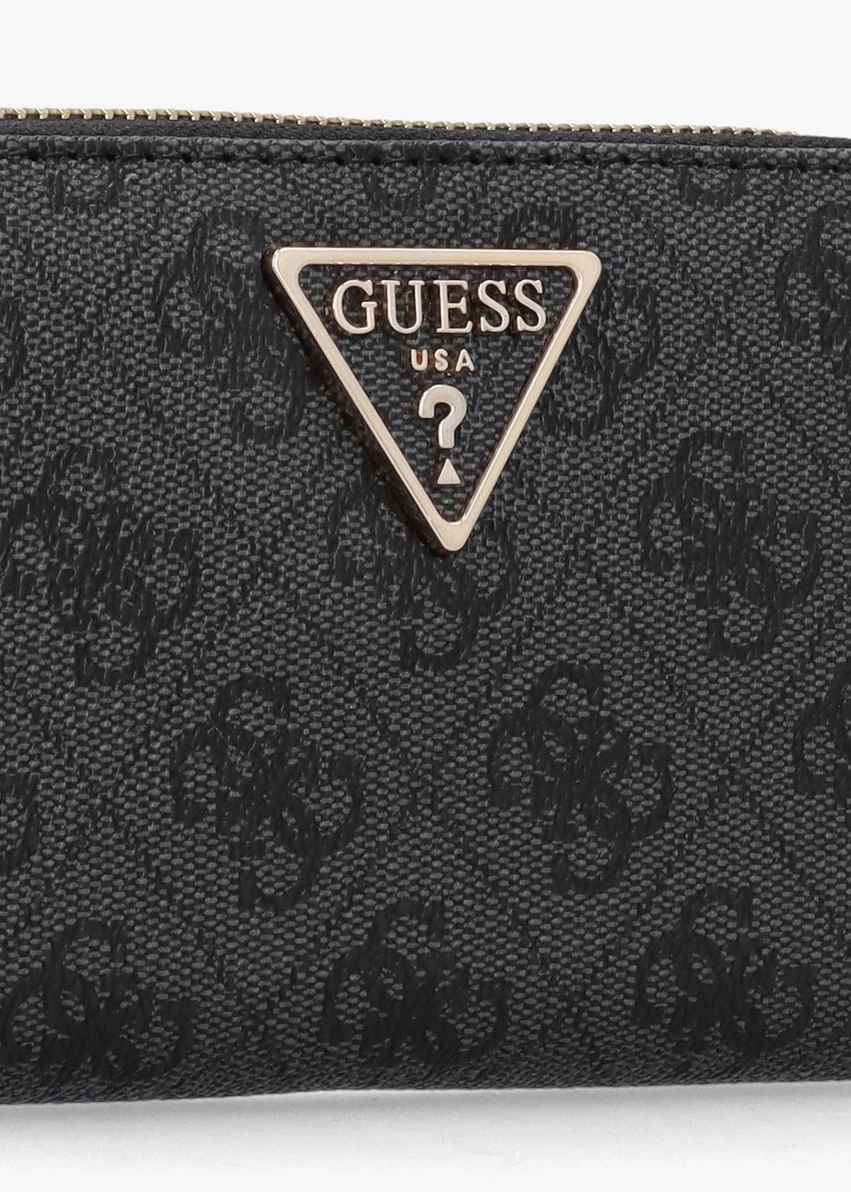 Zamira Medium Coal Logo Zip Around Wallet